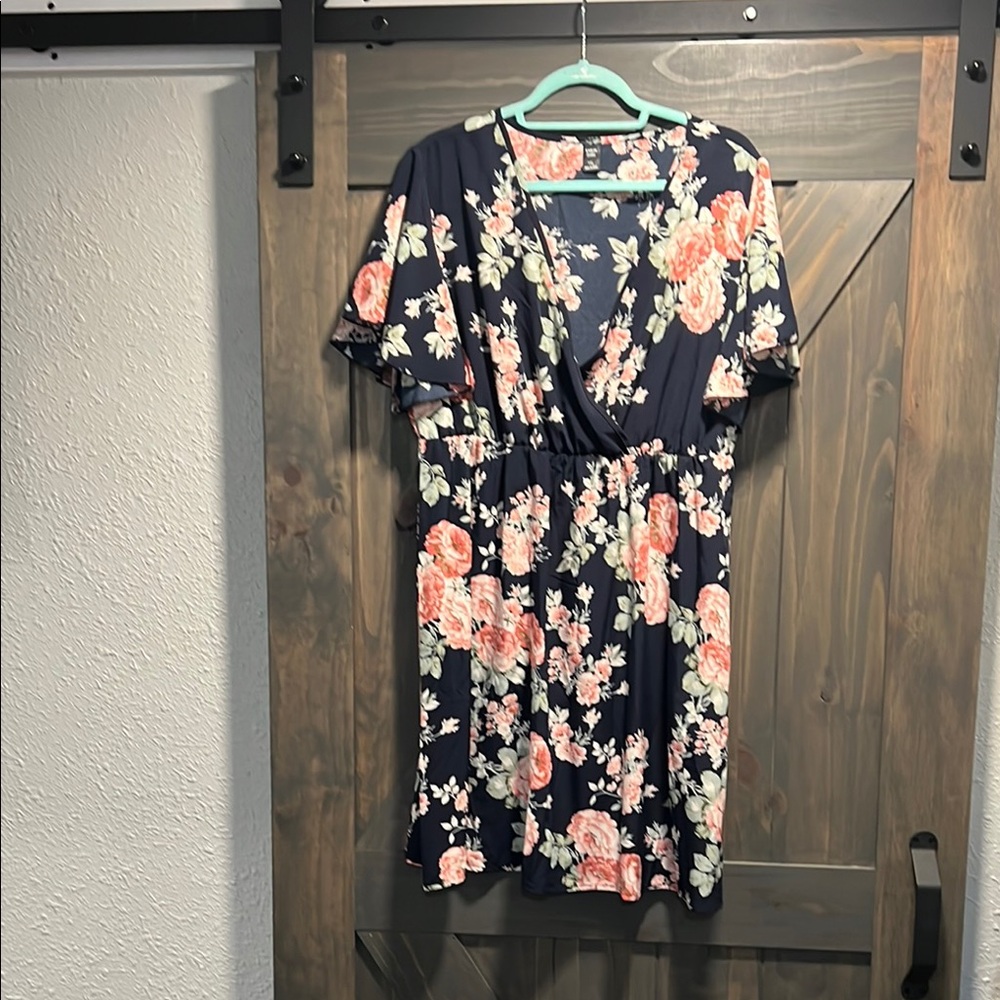 Floral Wrap Dress